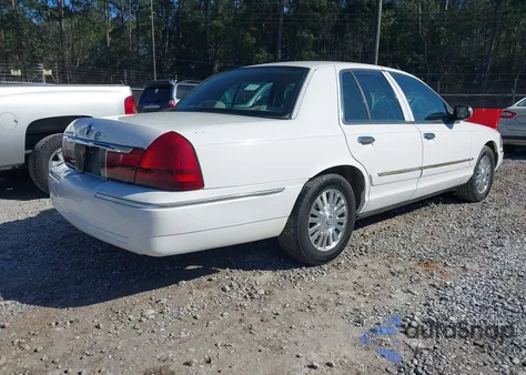 2003 Mercury Grand Marquis Gs from USA, damaged, VIN 2MEFM74W53X687602